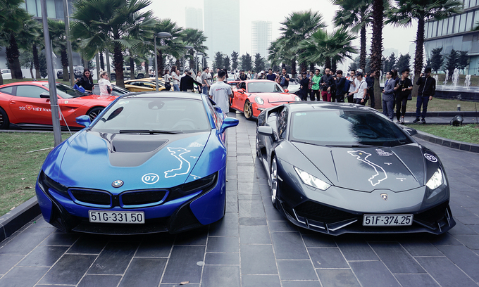 Dàn siêu xe hội tụ tại Hà Nội - khởi động Car&Passion; 2018